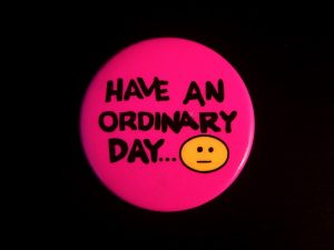 An Ordinary Day? No such thing. Written by Paul M Neuberger, your event speaker.